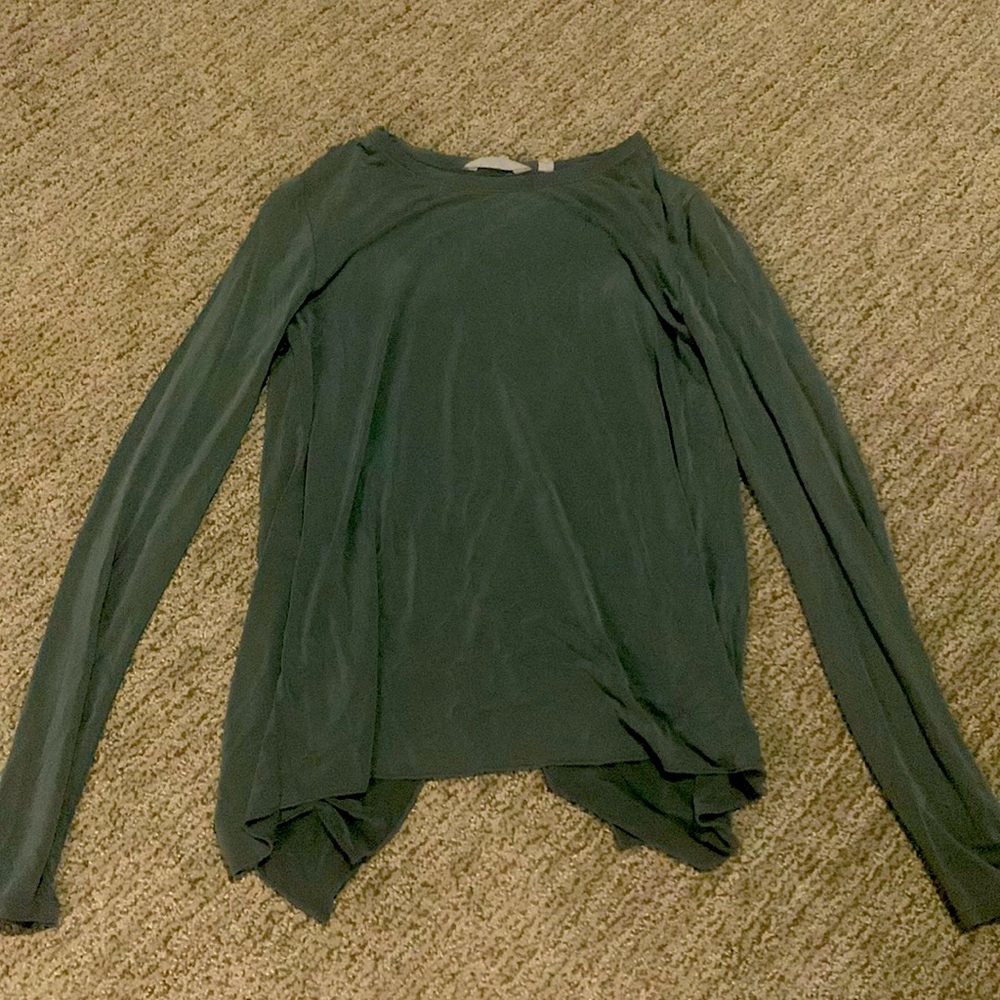 Athleta Split open back long sleeve